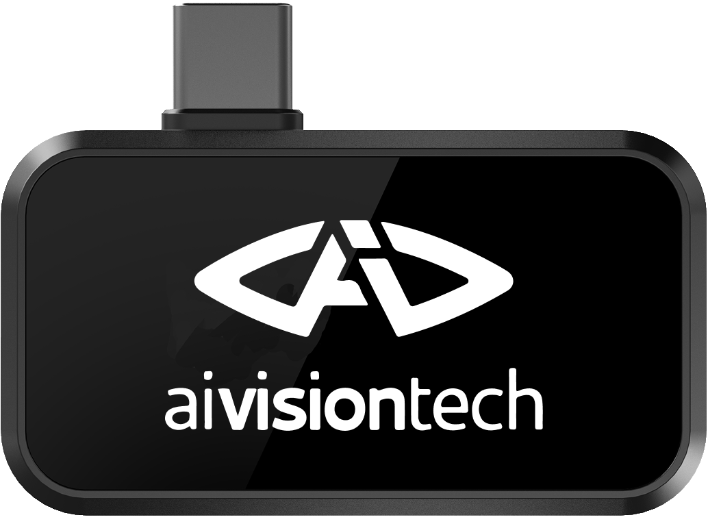 aivisiontech thermal camera — USB-C docked